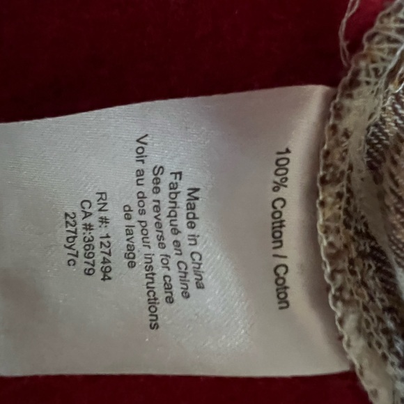 Heartlooms Twist-Front, Surplice Bodice, Flannel Top - Picture 7 of 12